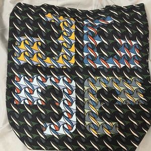 Tory Burch Printed Canvas Tote Bag